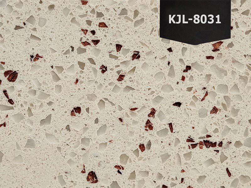 Kuldne valge kvartsplaat